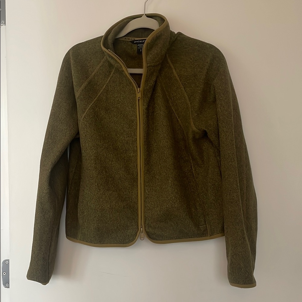 Athleta Full Stroll Olive Green Women's Jacket